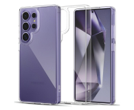 Etui do telefonów TECH-PROTECT Flexair Hybrid do Samsung Galaxy S25 Ultra Clear 5906302322350